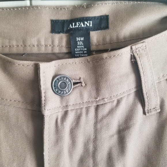 Alfani Sandy Brown Men Pant -- Available Sz 36x32 - Picture 4 of 6